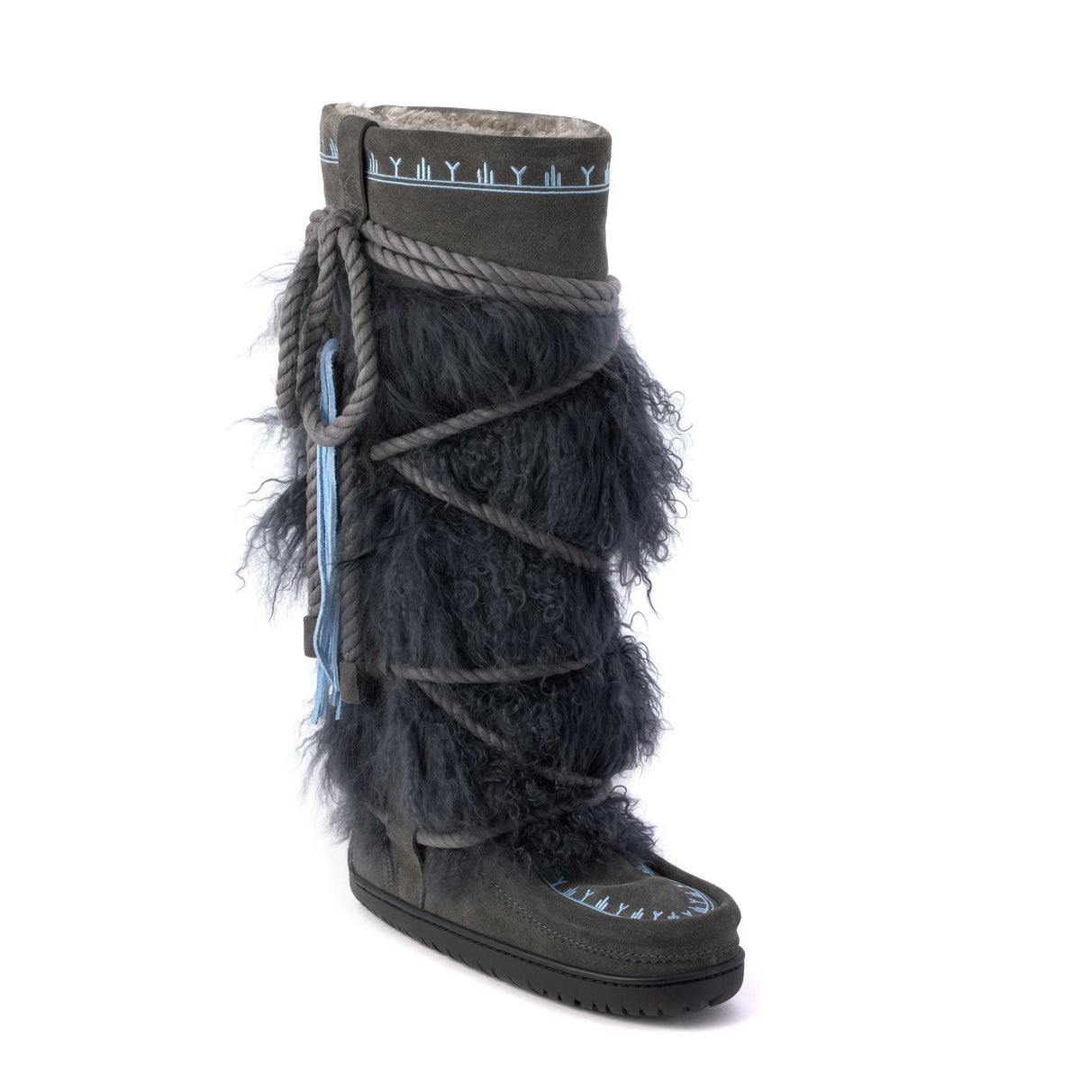 Mens cheap fur mukluks